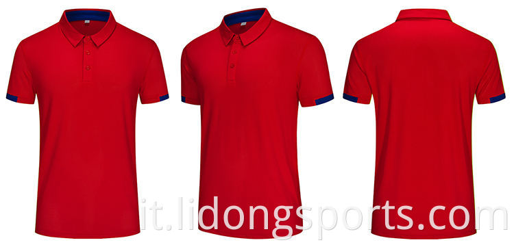 T-shirt da golf basa di base per golf a manica corta